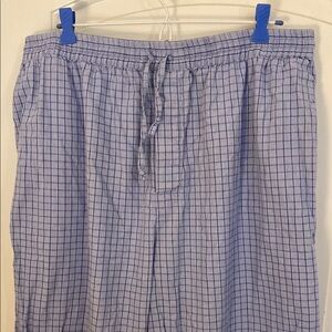 Nautica Blue Checkered Lounge/Pajama  Pants Size XL